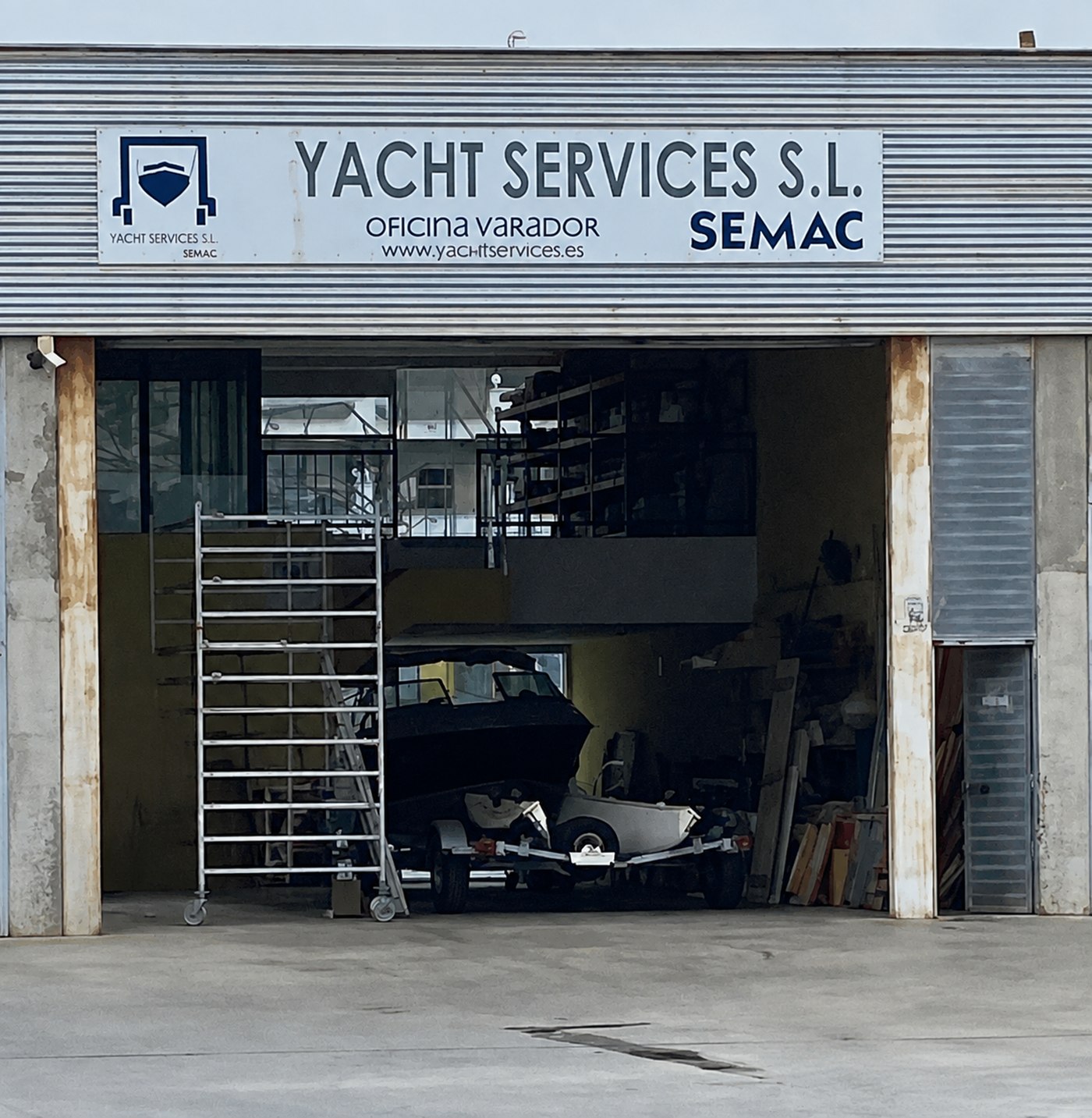 Oficina del varador SEMAC Yacht Services en Segur de Calafell